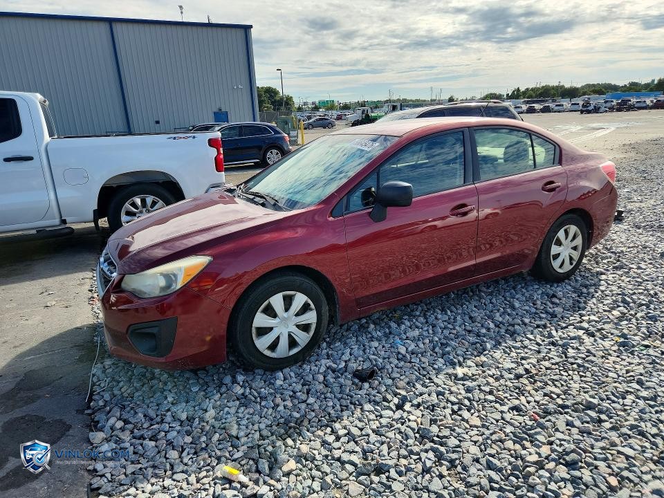 2014 SUBARU IMPREZA – Lot 58645476 auction photo