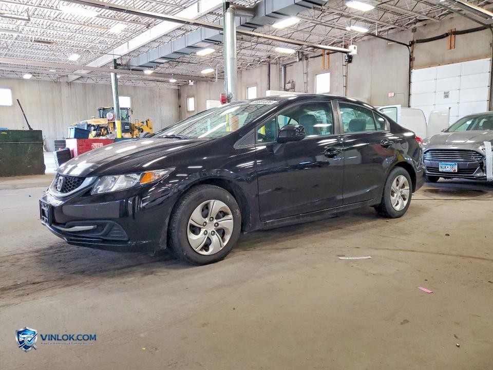 2013 HONDA CIVIC LX – Lot 58681326 auction photo