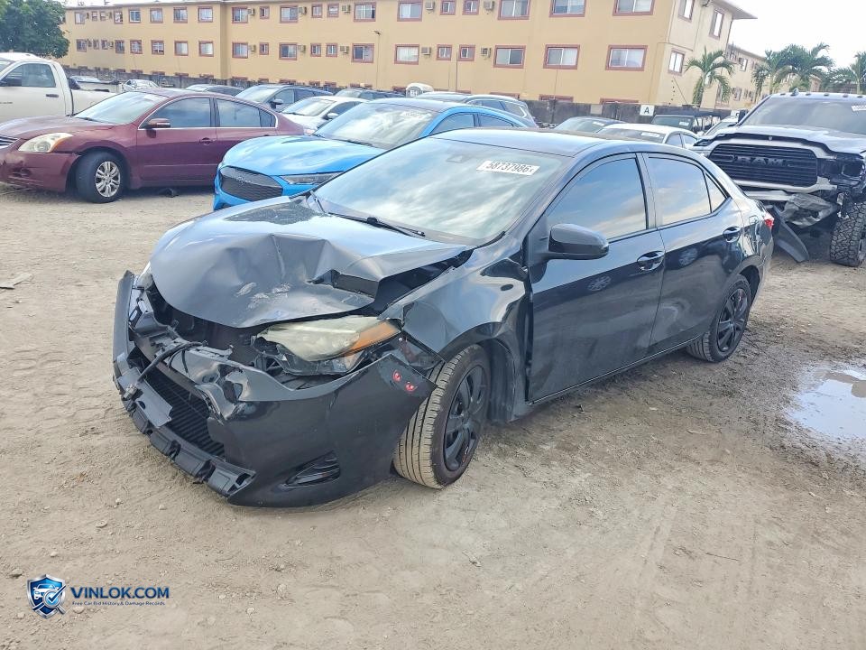 2018 TOYOTA COROLLA LE – Lot 58737986 auction photo