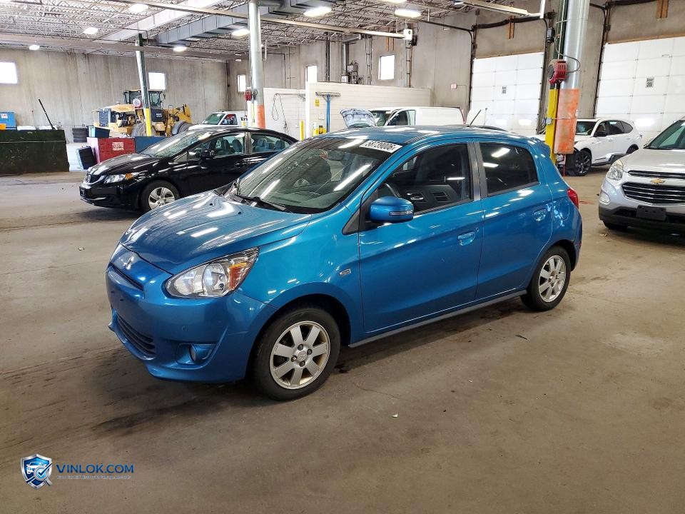 2015 MITSUBISHI MIRAGE ES – Lot 58739006 auction photo