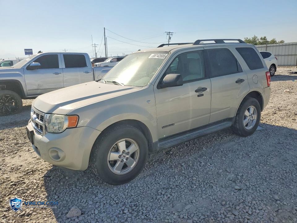 2008 FORD ESCAPE XLT – Lot 58742686 auction photo