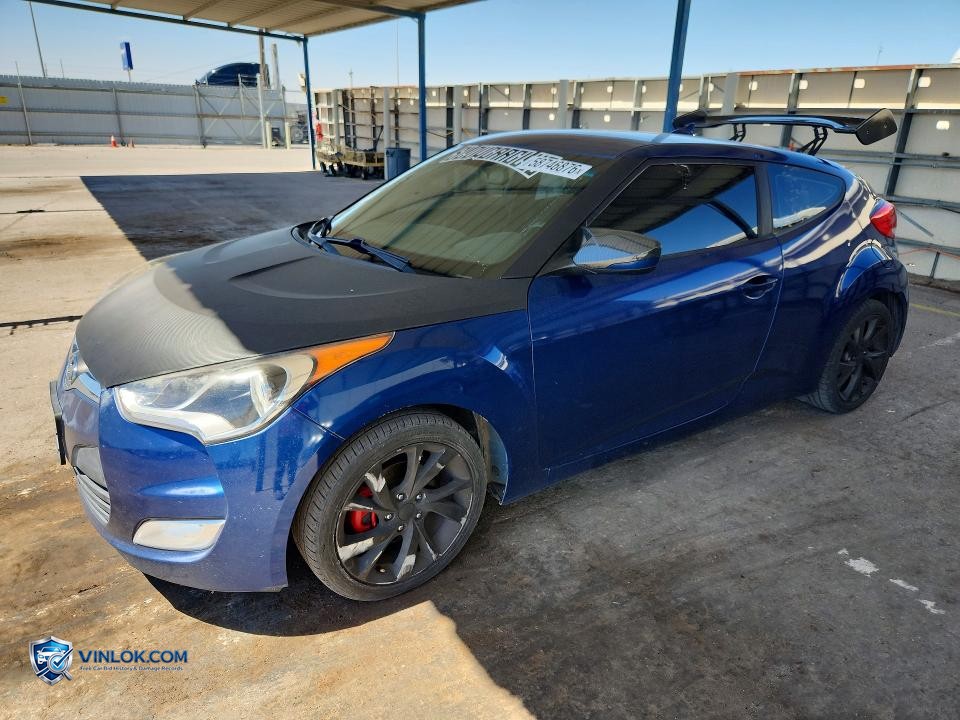 2017 HYUNDAI VELOSTER BASE – Lot 58746876 auction photo