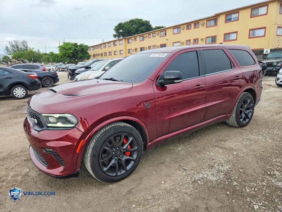 2021 DODGE DURANGO SRT HELLCAT – Lot 58776636 auction photo
