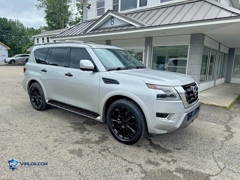 2021 NISSAN ARMADA SL SILVR – Lot 58789836 auction photo