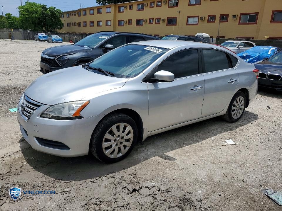 2015 NISSAN SENTRA S – Lot 58818096 auction photo