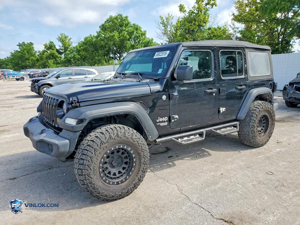 2018 JEEP WRANGLER UNLIMITED SPORT – Lot 58822616 auction photo