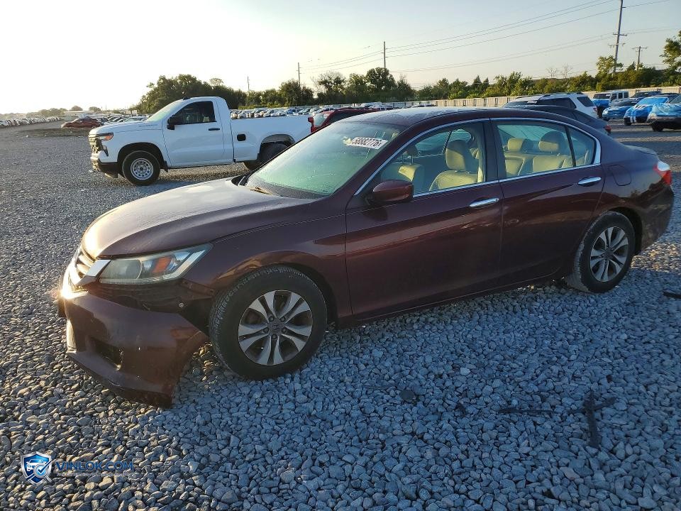 2014 HONDA ACCORD LX – Lot 58882776 auction photo