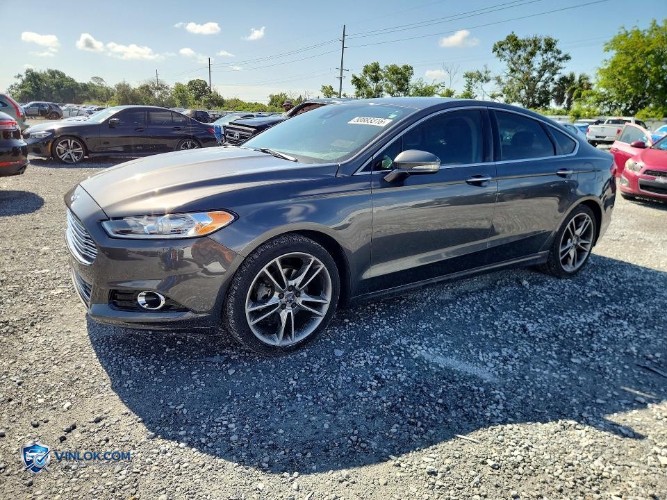 2016 FORD FUSION TITANIUM – Lot 58883316 auction photo