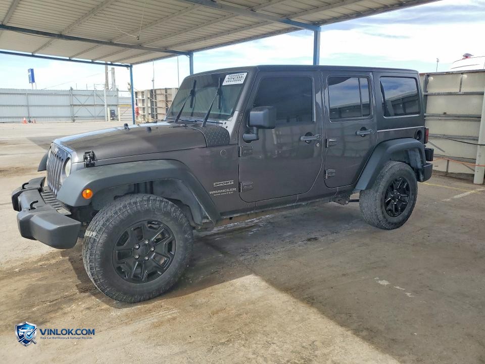 2014 JEEP WRANGLER UNLIMITED SPORT – Lot 58890866 auction photo
