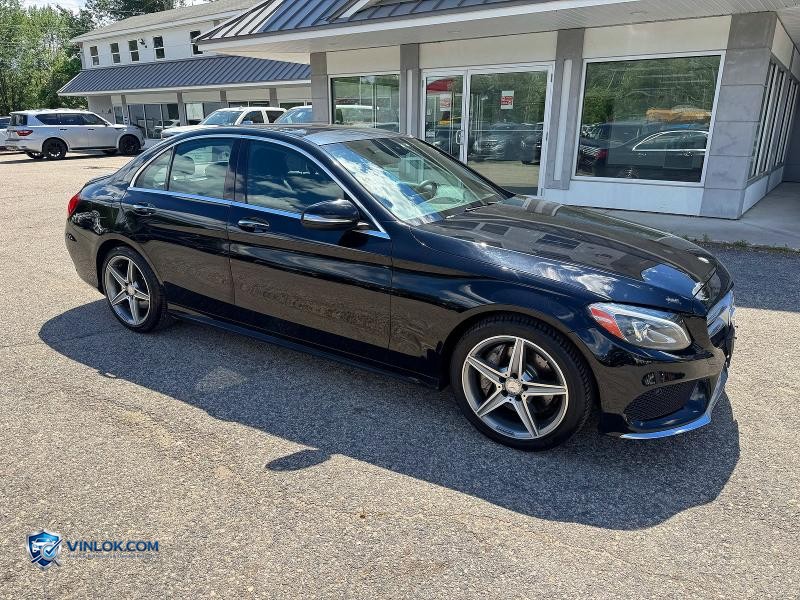 2015 MERCEDES-BENZ C 300 4MATIC BLACK – Lot 58995706 auction photo