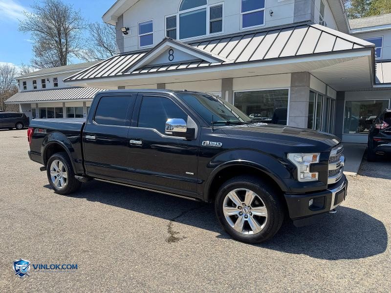 2015 FORD F150 SUPERCREW BLACK – Lot 59001086 auction photo