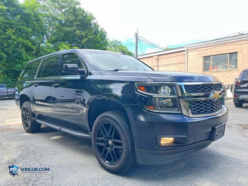 2017 CHEVROLET SUBURBAN K1500 LT BLACK – Lot 59004446 auction photo