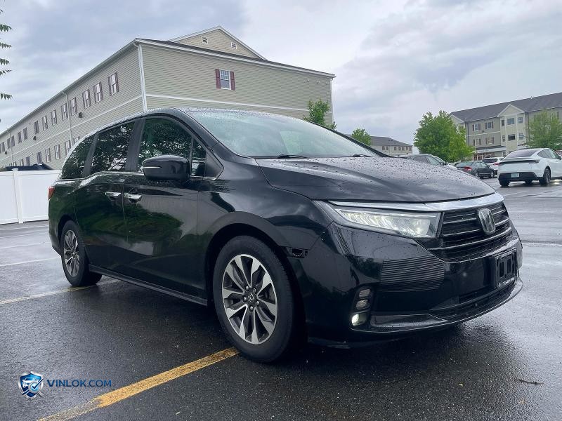 2022 HONDA ODYSSEY EXL BLACK – Lot 59007406 auction photo