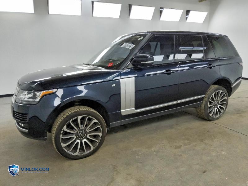 2016 LAND ROVER RANGE ROVER SUPERCHARGED – Lot 60888095 auction photo