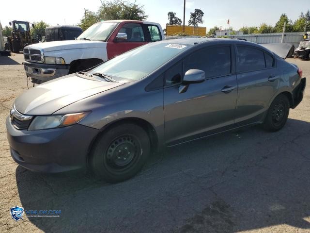 2012 HONDA CIVIC EX – Lot 70908595 auction photo