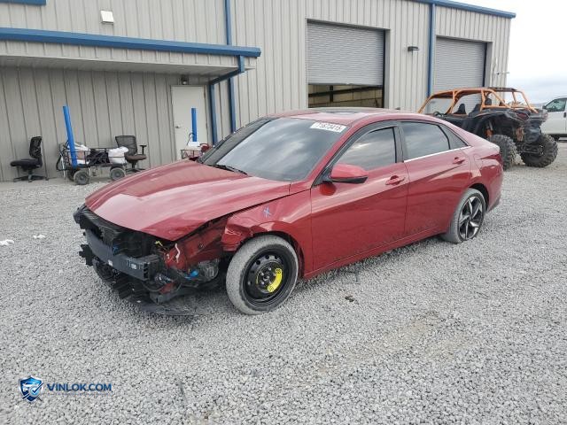 2023 HYUNDAI ELANTRA LIMITED – Lot 71673415 auction photo