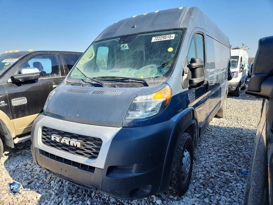 2021 RAM PROMASTER 3500 DELIVERY VAN – Lot 72229515 auction photo