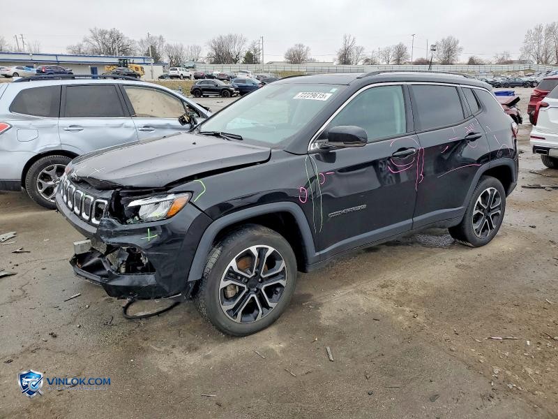 2022 JEEP COMPASS LIMITED – Lot 72229615 auction photo
