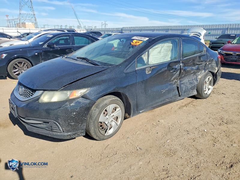 2013 HONDA CIVIC LX – Lot 72449635 auction photo