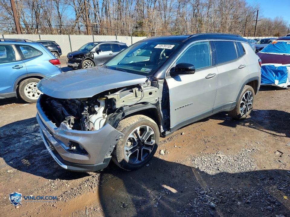 2022 JEEP COMPASS LIMITED – Lot 72579115 auction photo