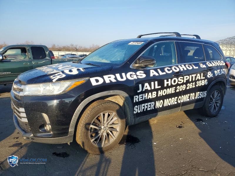 2019 TOYOTA HIGHLANDER SE – Lot 72772485 auction photo