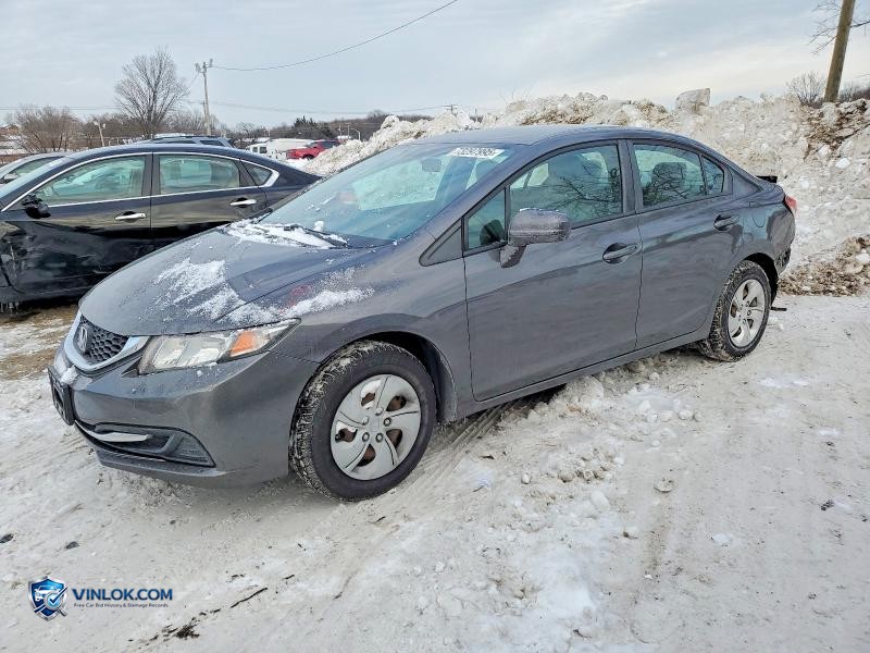 2015 HONDA CIVIC LX – Lot 73297995 auction photo