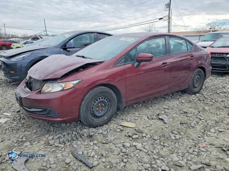 2014 HONDA CIVIC LX – Lot 73393415 auction photo