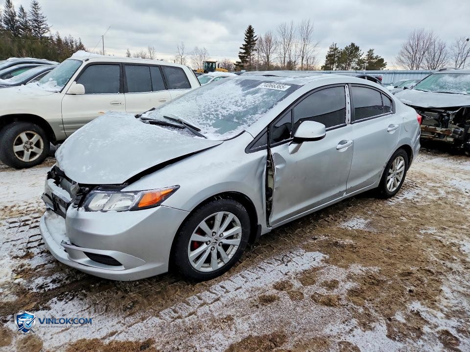 2012 HONDA CIVIC EXL – Lot 74066365 auction photo