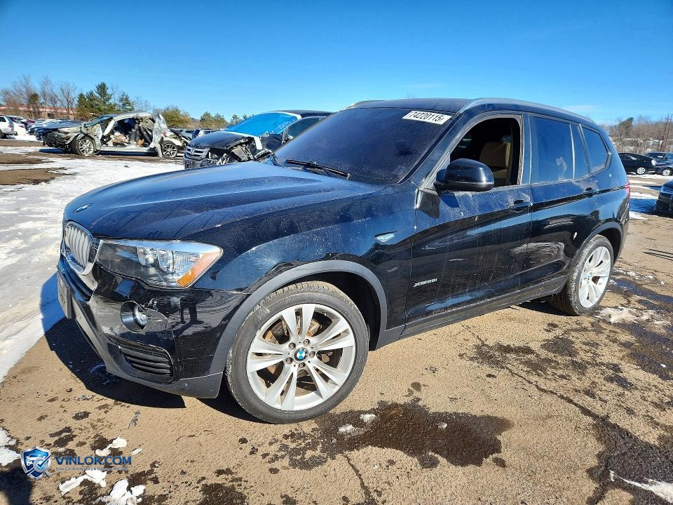 2016 BMW X3 XDRIVE28I – Lot 74220115 auction photo
