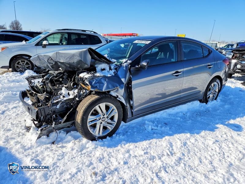 2019 HYUNDAI ELANTRA SEL – Lot 74300195 auction photo