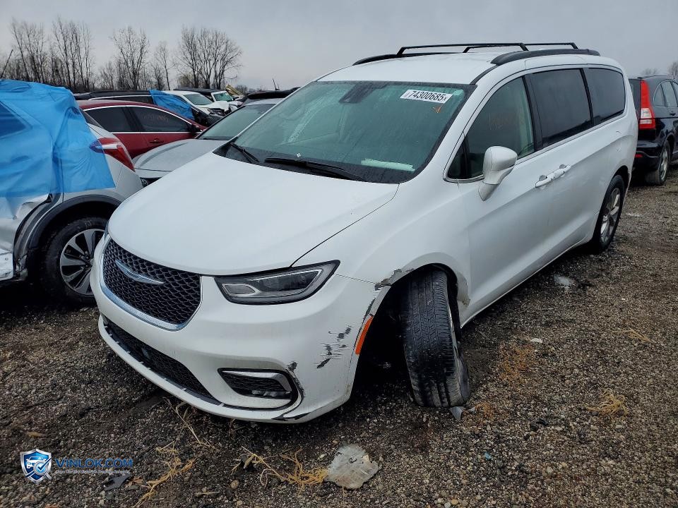 2022 CHRYSLER PACIFICA TOURING L – Lot 74300685 auction photo
