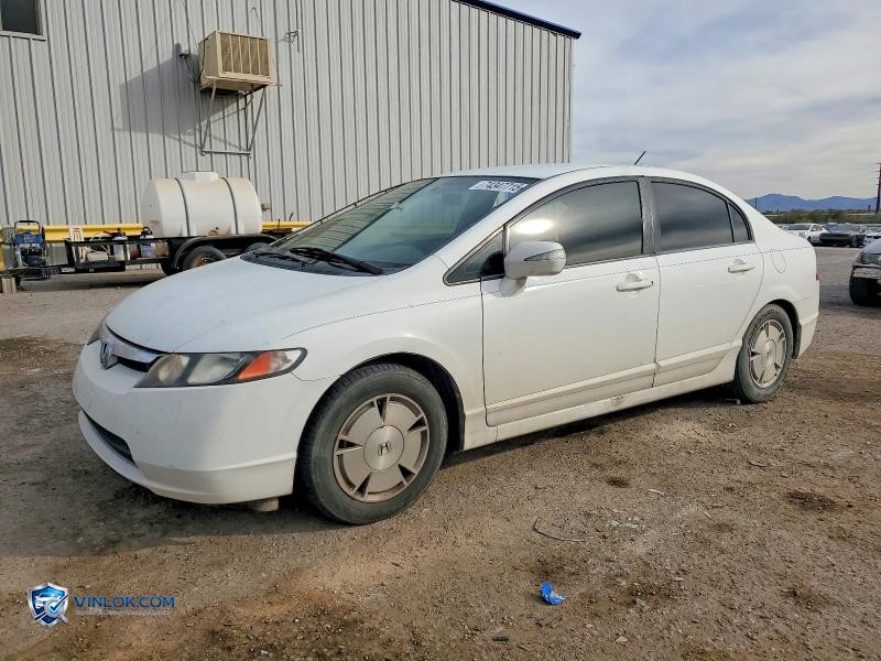 2008 HONDA CIVIC HYBRID – Lot 74347715 auction photo
