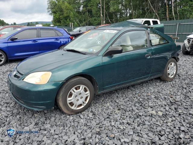 2001 HONDA CIVIC LX – Lot 74649145 auction photo