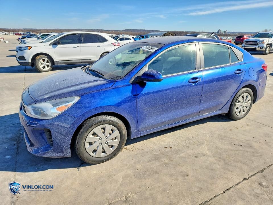 2020 KIA RIO S – Lot 74858805 auction photo