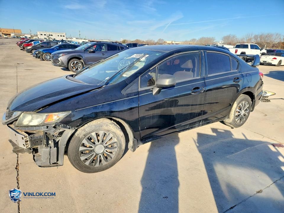 2013 HONDA CIVC – Lot 74858995 auction photo