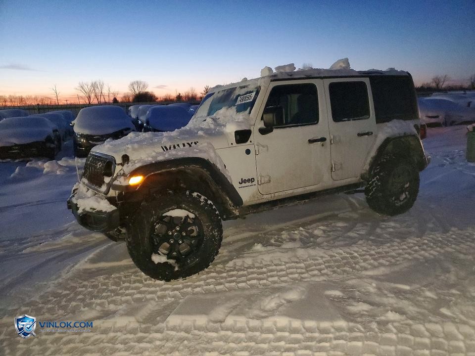2025 JEEP WRANGLER SPORT 4XE – Lot 74908595 auction photo