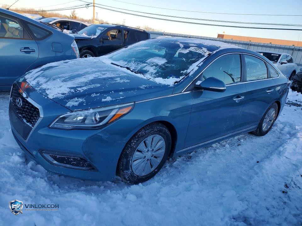 2016 HYUNDAI SONATA HYBRID – Lot 75017545 auction photo