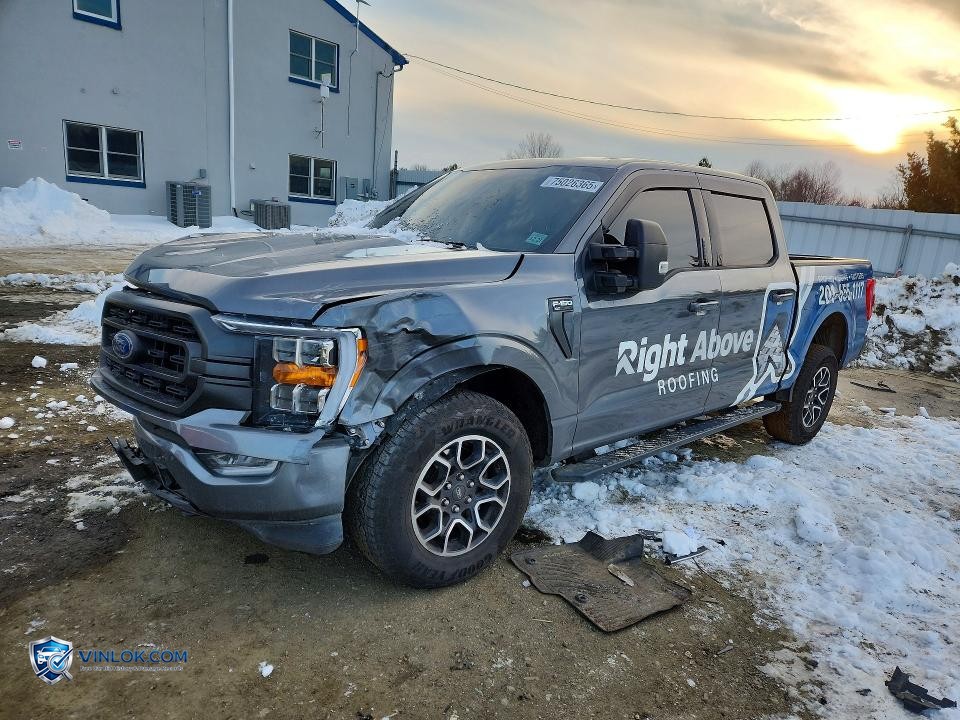 2022 FORD F150 SUPERCREW – Lot 75026365 auction photo