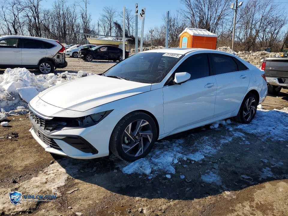 2025 HYUNDAI ELANTRA SEL – Lot 75106975 auction photo