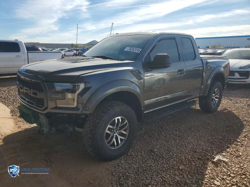 2017 FORD F150 RAPTOR – Lot 75262245 auction photo