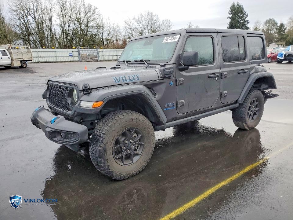 2024 JEEP WRANGLER 4XE – Lot 75270545 auction photo