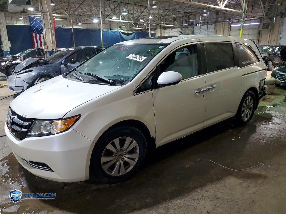 2014 HONDA ODYSSEY EXL – Lot 75400785 auction photo