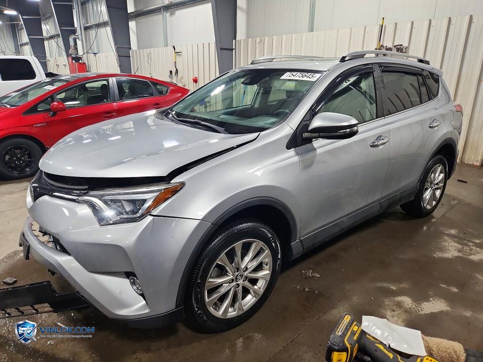 2018 TOYOTA RAV4 LIMITED – Lot 75475645 auction photo