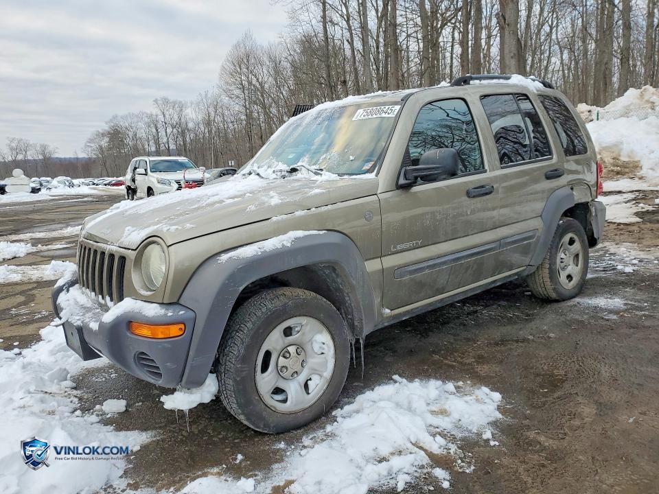 2004 JEEP LIBERTY SPORT – Lot 75808645 auction photo