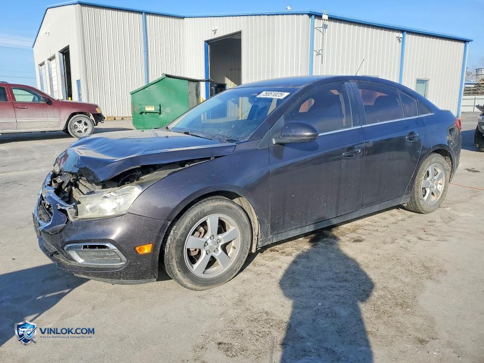 2016 CHEVROLET CRUZE LIMITED LT – Lot 75851025 auction photo