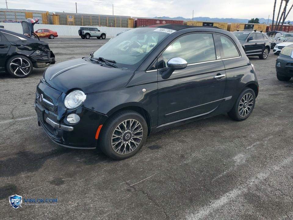 2012 FIAT 500 LOUNGE – Lot 75867765 auction photo