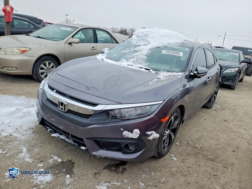 2016 HONDA CIVIC TOURING – Lot 75920585 auction photo
