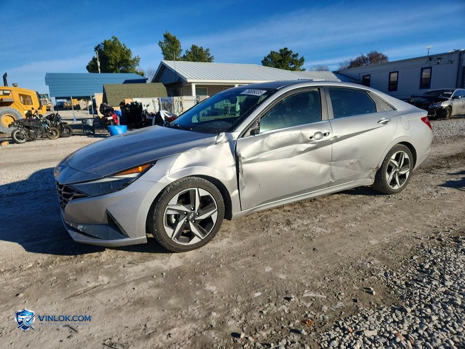 2021 HYUNDAI ELANTRA LIMITED – Lot 76009335 auction photo