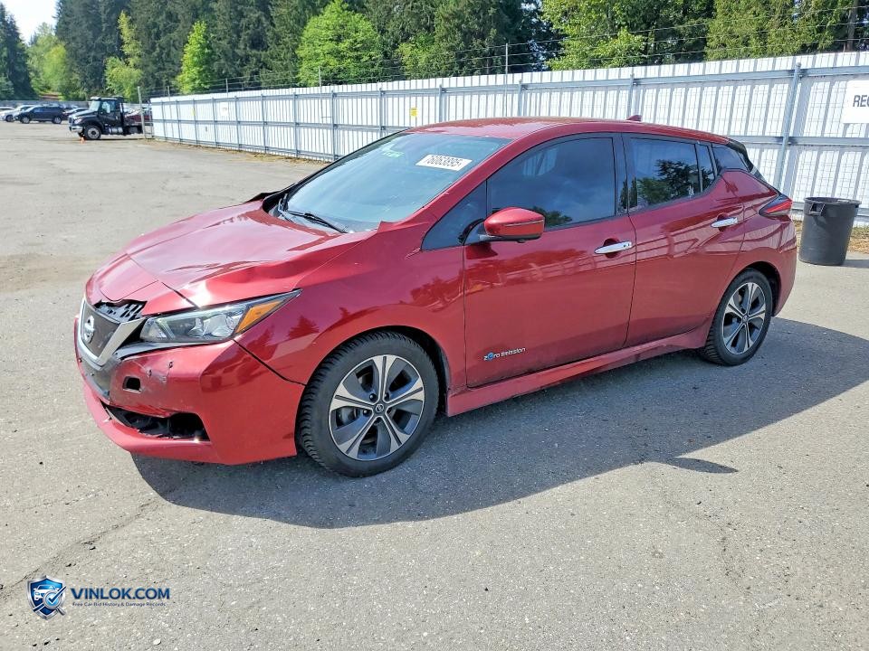 2018 NISSAN LEAF SL – Lot 76063895 auction photo
