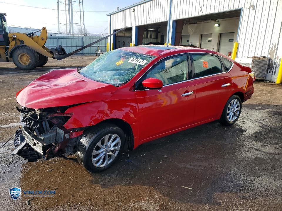 2017 NISSAN SENTRA S – Lot 76134125 auction photo